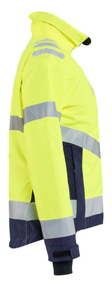 Blåkläder 4762 Dame High Vis Letforet Vinterjakke detalje til broderi