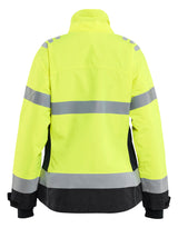 Blåkläder 4762 Dame High Vis Letforet Vinterjakke nærbillede med logo