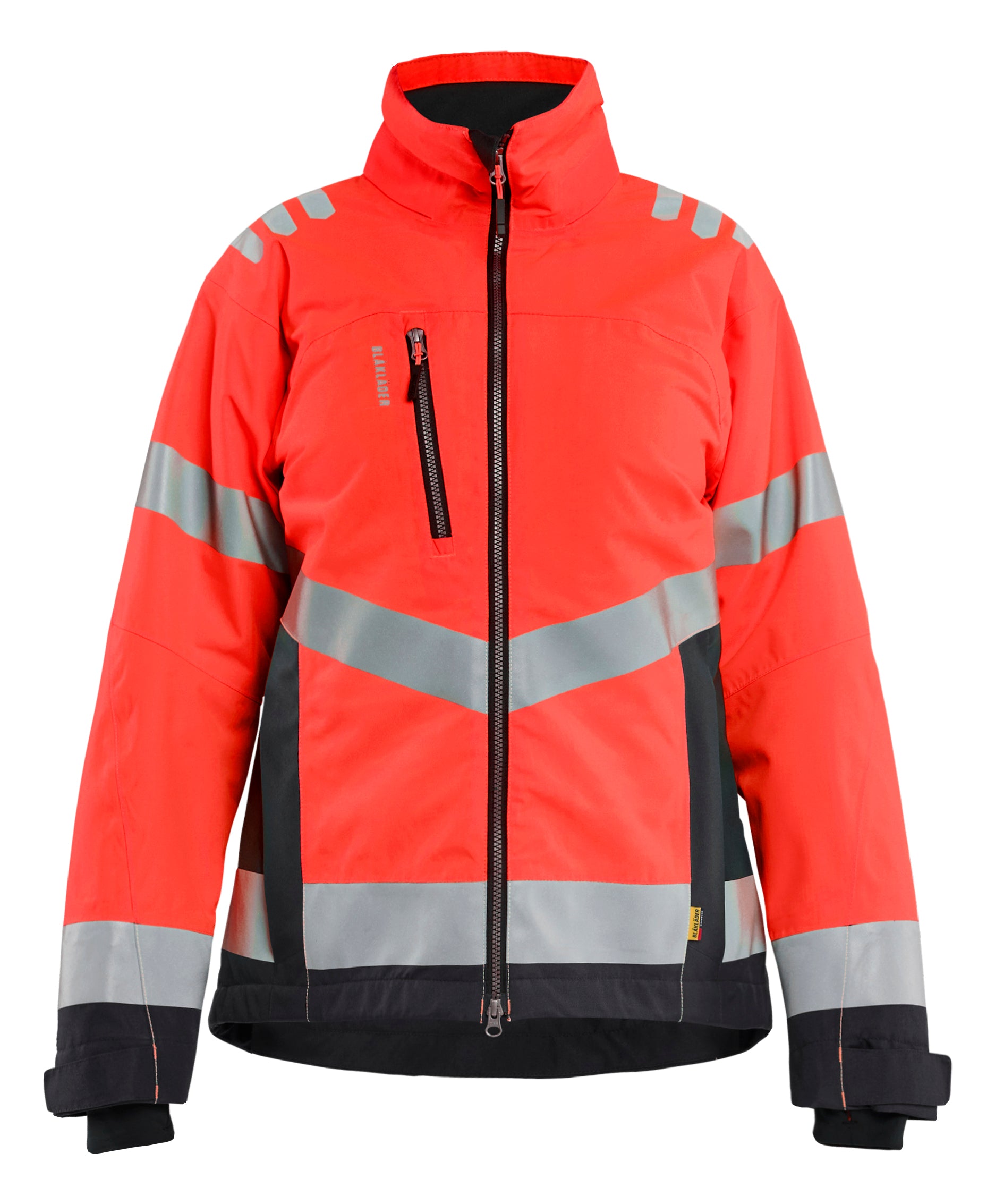 Dame High Vis Letforet Vinterjakke