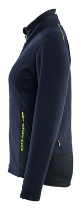 Blåkläder 4766 Dame microfleece jakke produktbillede med logo