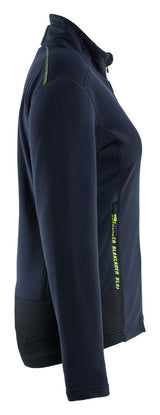 Blåkläder 4766 Dame microfleece jakke produktfoto med tryk