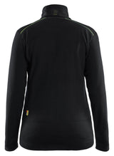 Blåkläder 4766 Dame microfleece jakke produktbillede med tryk