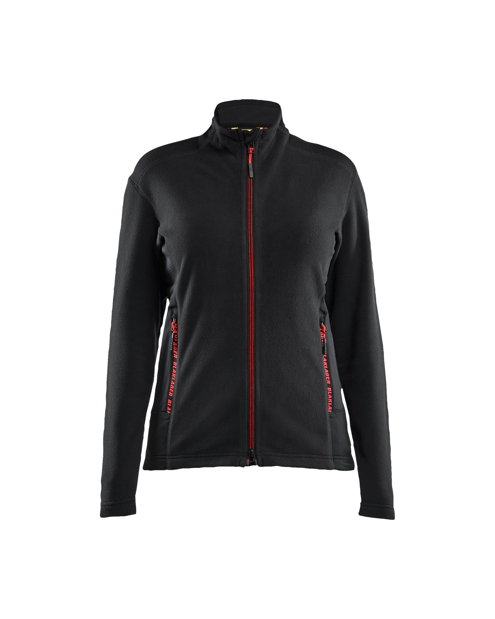 Blåkläder 4766 Dame microfleece jakke, Sort/Rød