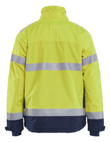 Blåkläder 4780 High Vis Letforet Vinterjakke produktbillede med logo