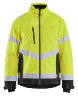Blåkläder 4780 High Vis Letforet Vinterjakke materiale med firmalogo