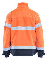 Blåkläder 4780 High Vis Letforet Vinterjakke materiale med logo