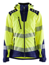 Blåkläder 4791 Dame High Vis Softshelljakke med tryk eller logo – arbejdstøj og firmatøj