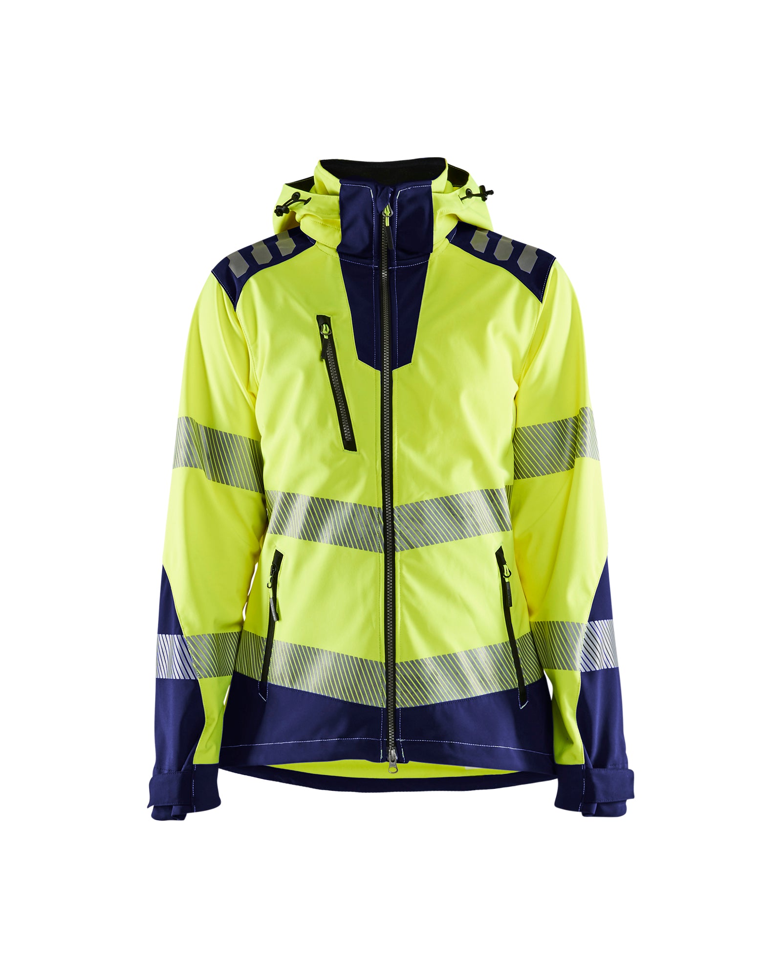 Blåkläder Dame High Vis Softshelljakke