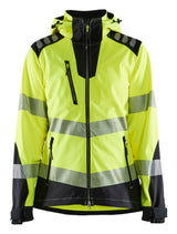 Blåkläder 4791 Dame High Vis Softshelljakke materiale med firmalogo