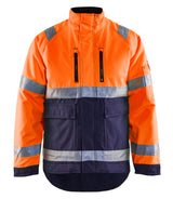 Blåkläder 4827 High Vis Vinterjakke detalje med firmalogo