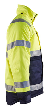 Blåkläder 4828 High Vis Vinterjakke bævernylon detalje til broderi