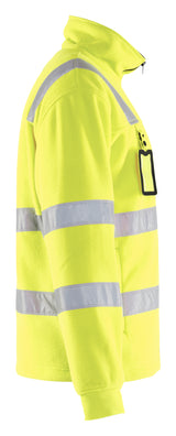 Blåkläder 4833 High Vis Fleecejakke detalje til broderi