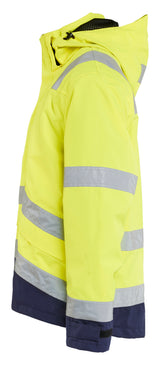 Blåkläder 4837 High Vis Skaljakke produktfoto med tryk