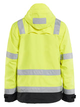 Blåkläder 4837 High Vis Skaljakke nærbillede med logo