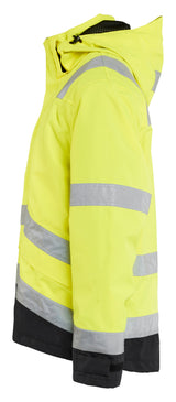 Blåkläder 4837 High Vis Skaljakke produktbillede med tryk