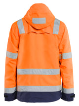 Blåkläder 4837 High Vis Skaljakke materiale med logo
