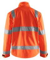 Blåkläder 4838 High Vis Softshell Jakke produktbillede med logo
