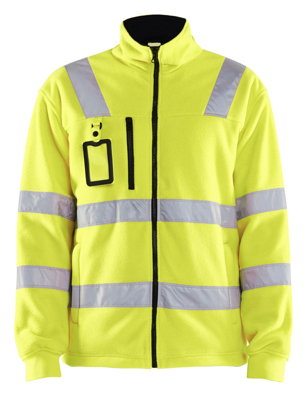 Blåkläder 4853 High Vis Fleecejakke med tryk eller logo – arbejdstøj og firmatøj