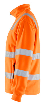 Blåkläder 4853 High Vis Fleecejakke produktbillede med tryk