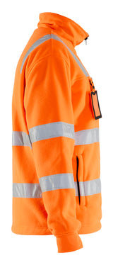 Blåkläder 4853 High Vis Fleecejakke produktfoto til broderi