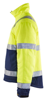 Blåkläder 4862 High Vis Vinterjakke produktfoto med tryk