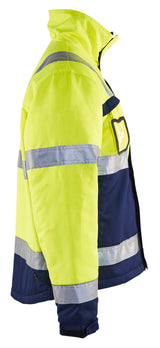 Blåkläder 4862 High Vis Vinterjakke detalje til broderi