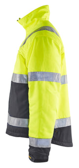 Blåkläder 4862 High Vis Vinterjakke produktbillede med tryk
