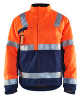Blåkläder 4862 High Vis Vinterjakke detalje med firmalogo