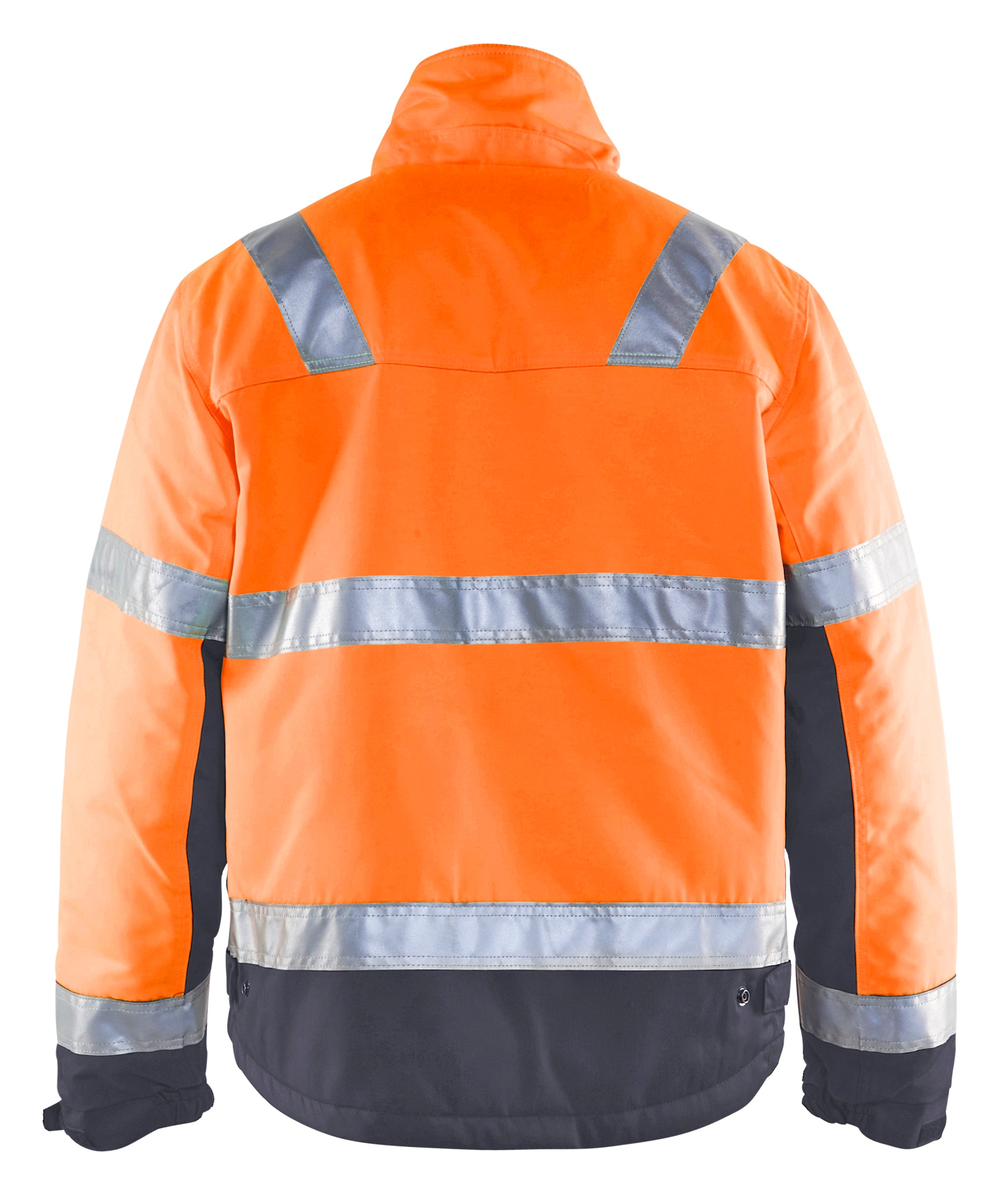 Blåkläder 4862 High Vis Vinterjakke detalje med logo