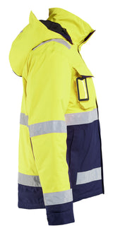 Blåkläder 4870 High Vis Vinterjakke detalje til broderi