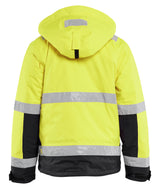 Blåkläder 4870 High Vis Vinterjakke nærbillede med logo