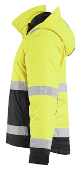 Blåkläder 4870 High Vis Vinterjakke produktbillede med tryk