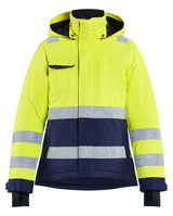 Blåkläder 4872 Dame High Vis Vinterjakke med tryk eller logo – arbejdstøj og firmatøj