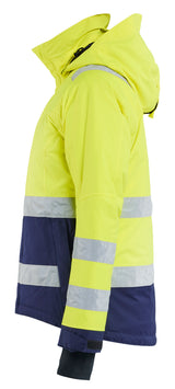 Blåkläder 4872 Dame High Vis Vinterjakke produktfoto med tryk