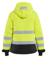 Blåkläder 4872 Dame High Vis Vinterjakke nærbillede med logo