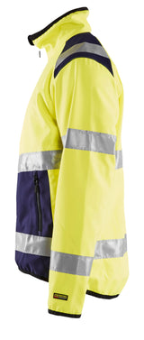 Blåkläder 4877 High Vis Light Softshell Jakke produktfoto med tryk