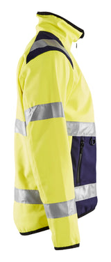 Blåkläder 4877 High Vis Light Softshell Jakke detalje til broderi