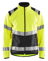 Blåkläder 4877 High Vis Light Softshell Jakke materiale med firmalogo