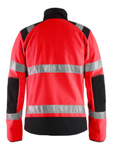 Blåkläder 4888 High Vis Vindtæt Fleecejakke produktbillede med logo
