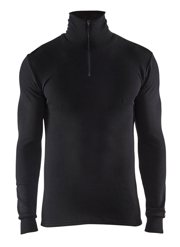 Blåkläder 4891 Undertrøje Half Zip Warm med tryk eller logo – arbejdstøj og firmatøj