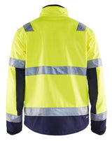 Blåkläder 4900 High Vis Softshell Jakke produktbillede med logo