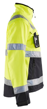 Blåkläder 4900 High Vis Softshell Jakke produktfoto til broderi