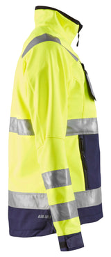 Blåkläder 4902 Dame High Vis Softshell Jakke detalje til broderi