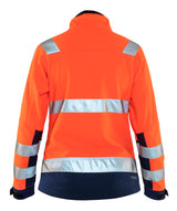 Blåkläder 4902 Dame High Vis Softshell Jakke materiale med logo