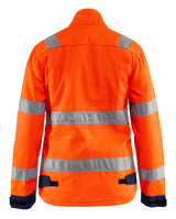 Blåkläder 4903 Dame High Vis Jakke detalje med firmalogo
