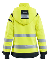 Blåkläder 4904 Dame High Vis Skaljakke nærbillede med logo