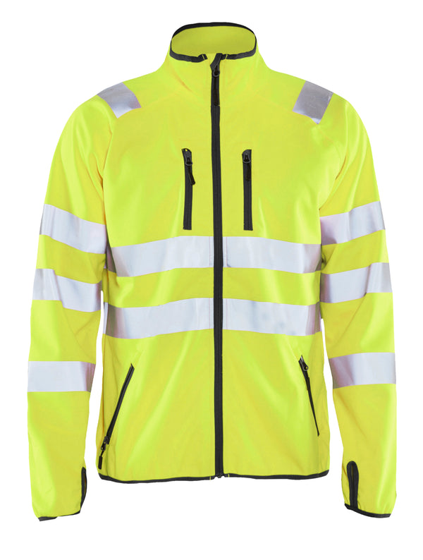 Blåkläder 4906 High Vis Softshell Jakke med tryk eller logo – arbejdstøj og firmatøj