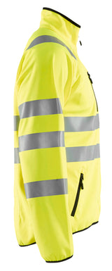 Blåkläder 4906 High Vis Softshell Jakke detalje til broderi