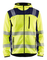 Blåkläder 4923 High Vis Strikket Softshell Jakke med tryk eller logo – arbejdstøj og firmatøj