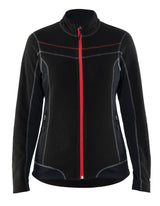 Blåkläder 4924 Dame Microfleece Jakke produktfoto med tryk